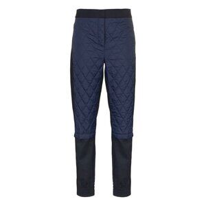 Tibi Quilted Layer Jogger Pants | Navy & Black | Size 4